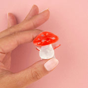 Coucou Suzette Mini Hair Claw (Mushroom)