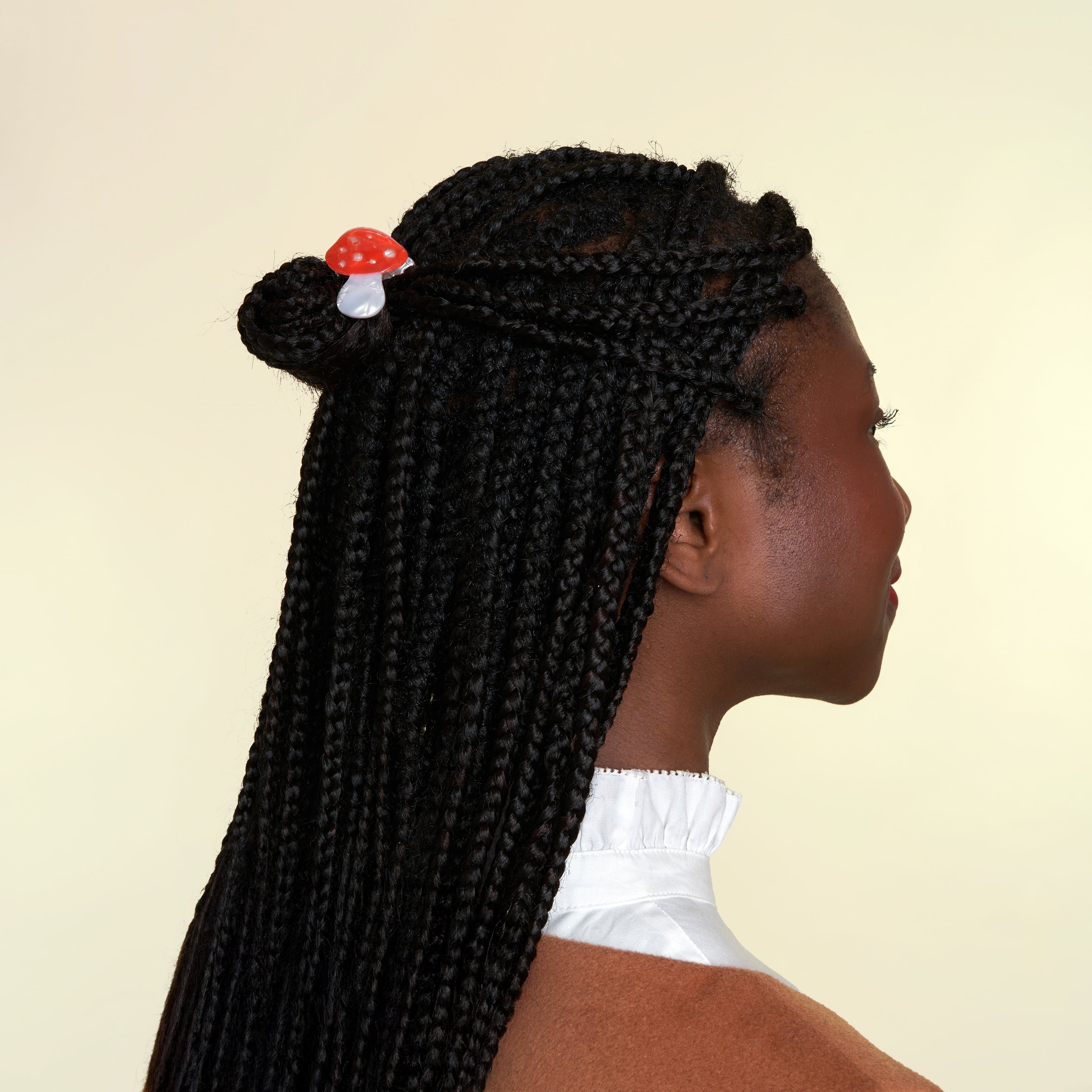 Coucou Suzette Mini Hair Claw (Mushroom)