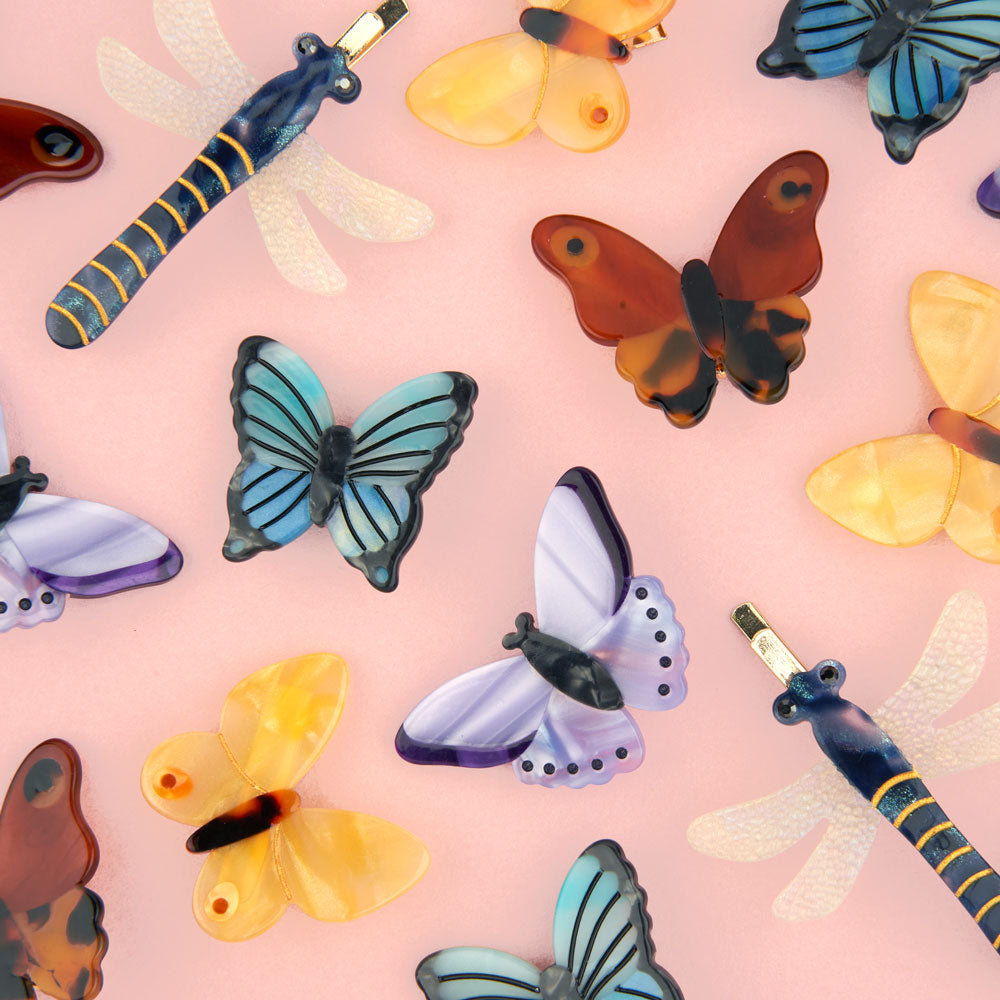 Coucou Suzette Hair Clip (Yellow Butterfly)