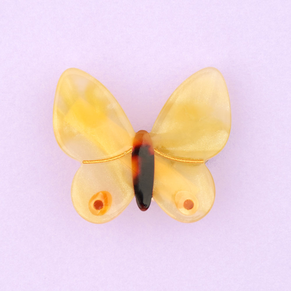 Coucou Suzette Hair Clip (Yellow Butterfly)