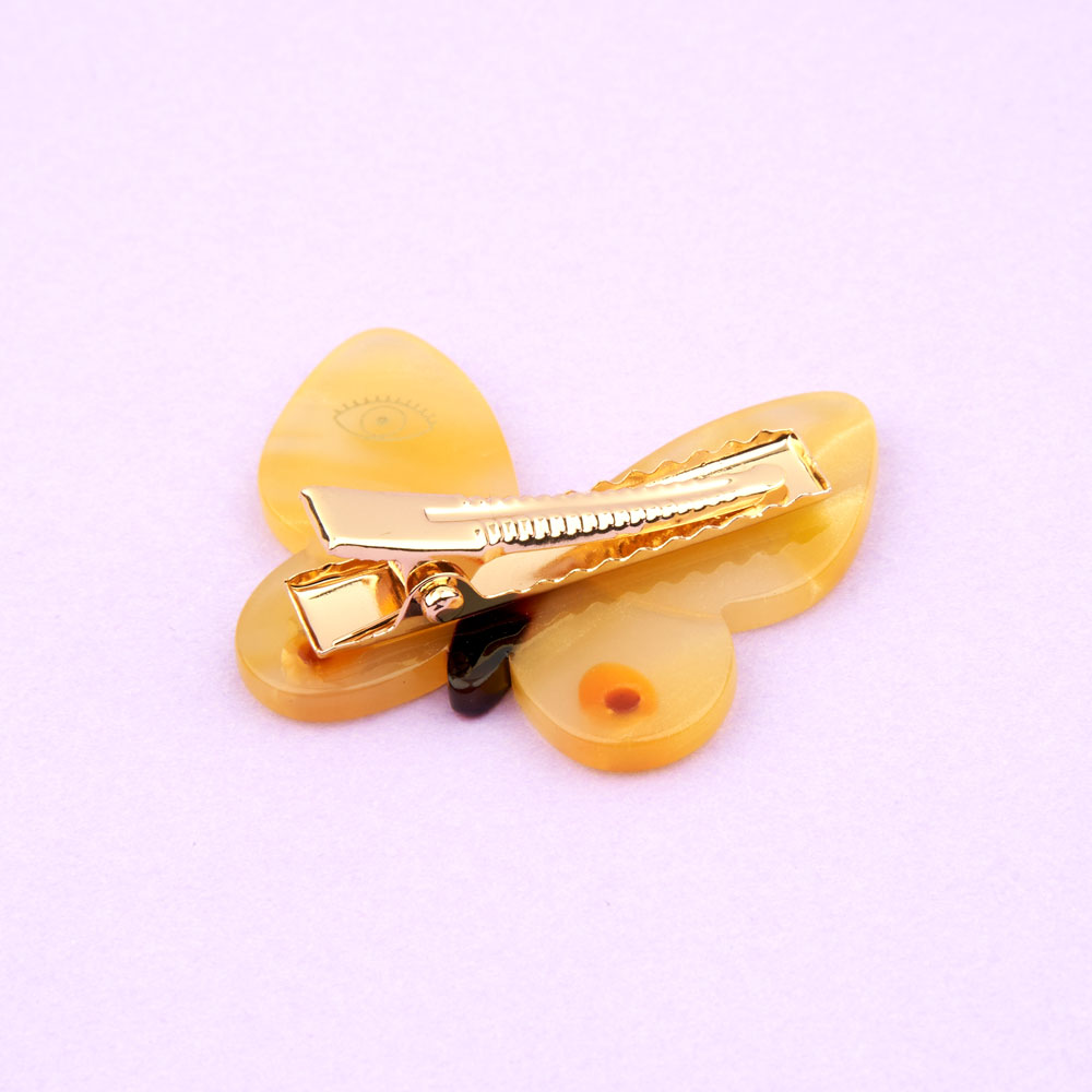 Coucou Suzette Hair Clip (Yellow Butterfly)