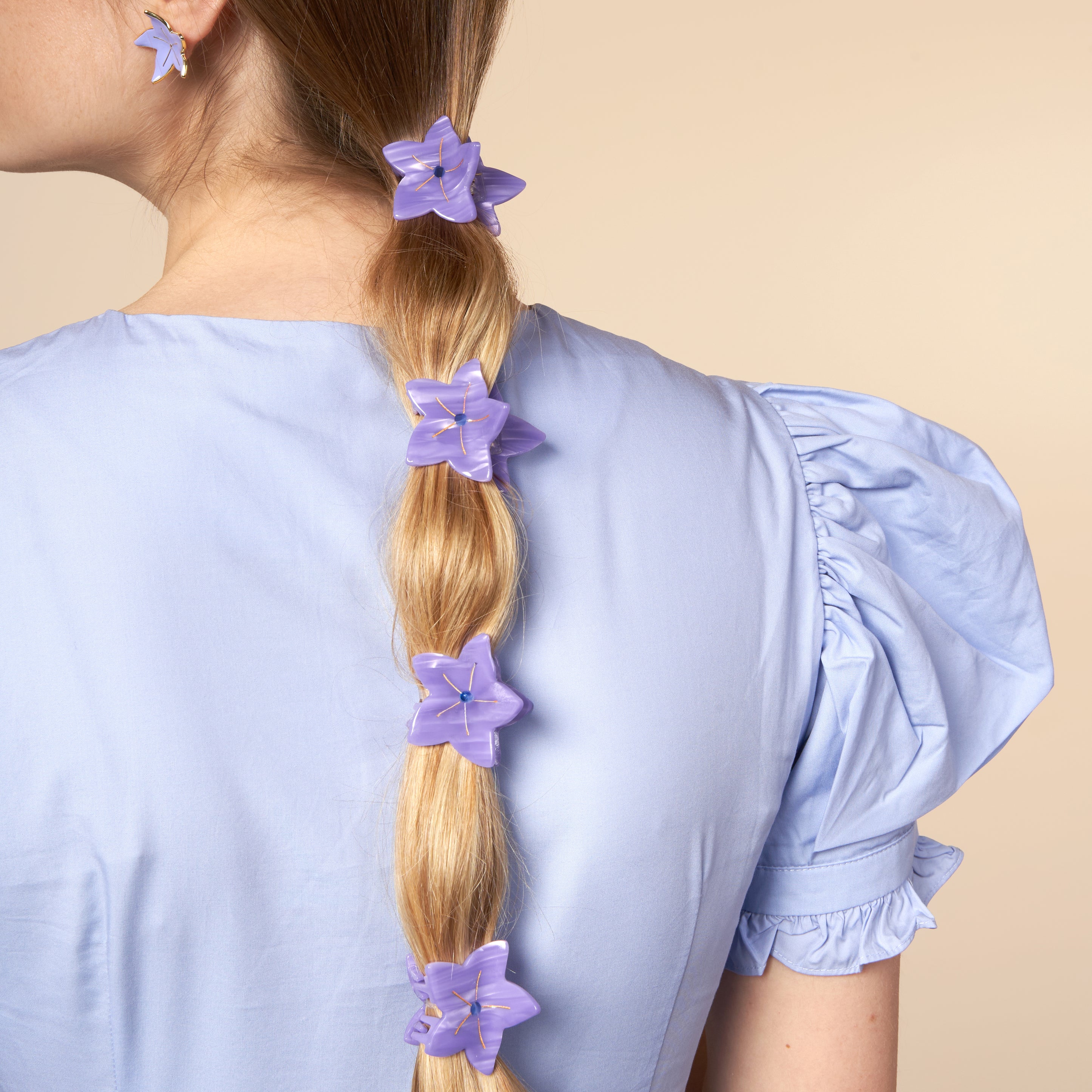 Coucou Suzette Mini Hair Claw (Belloflower)