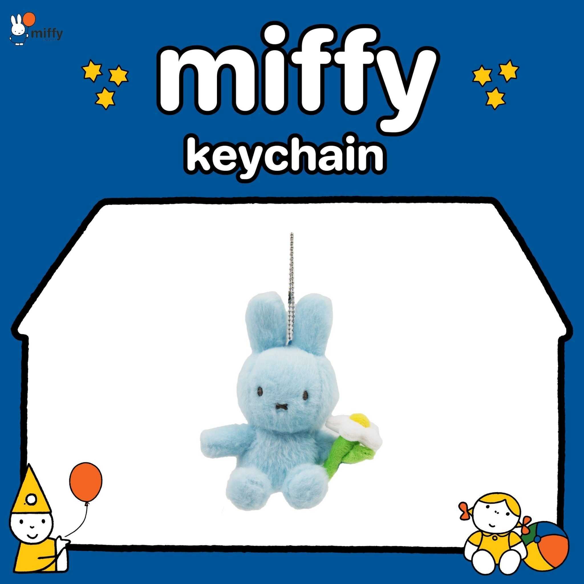 พวงกุญแจ Codec ดอกไม้ Miffy - สีน้ำเงิน