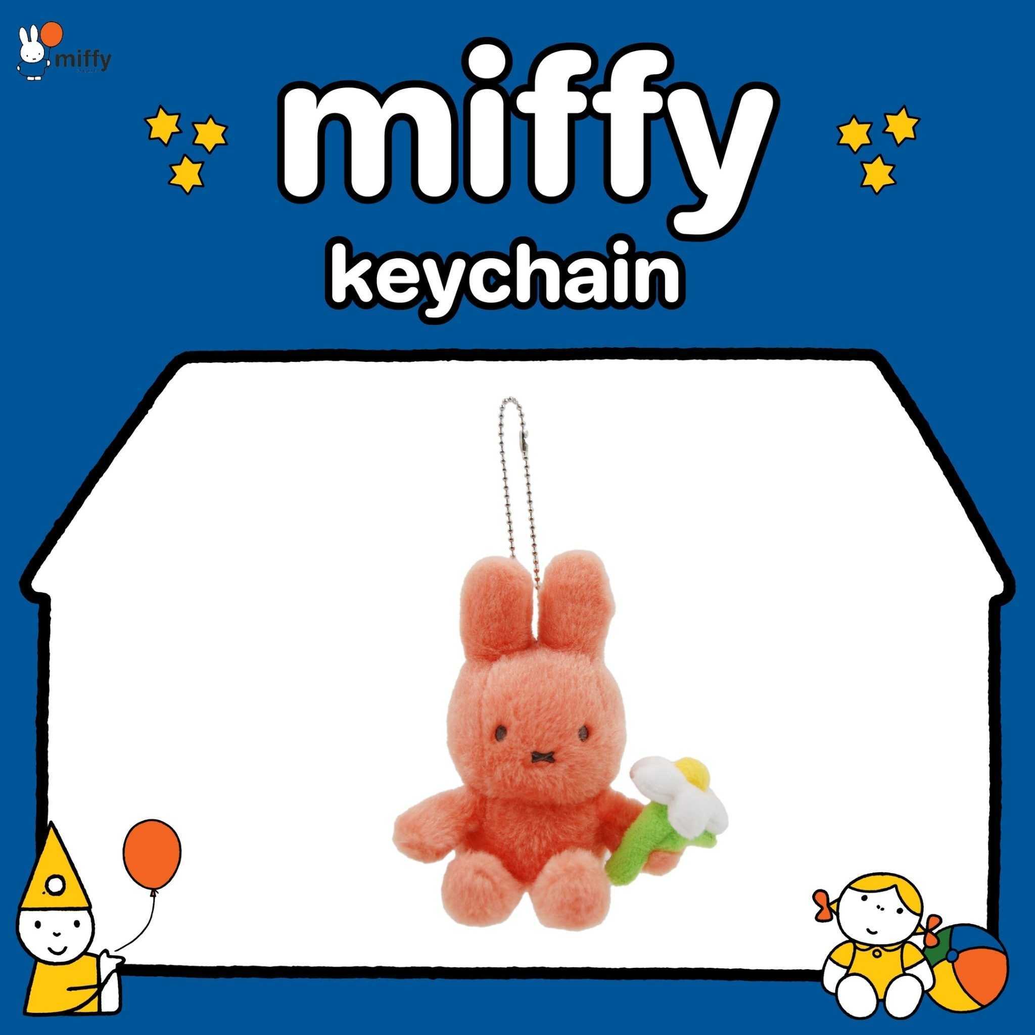 พวงกุญแจ Codec ดอกไม้ Miffy - สีส้ม