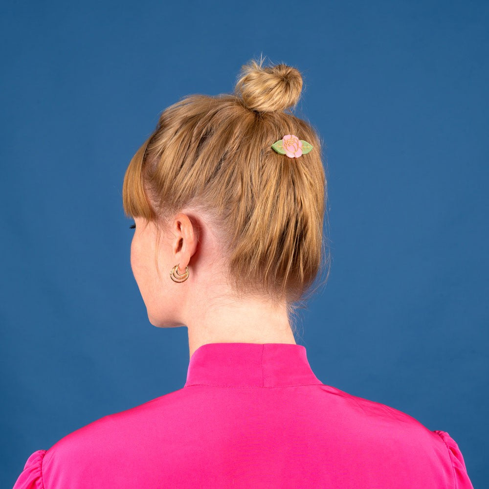 Hair Clip (Peony)