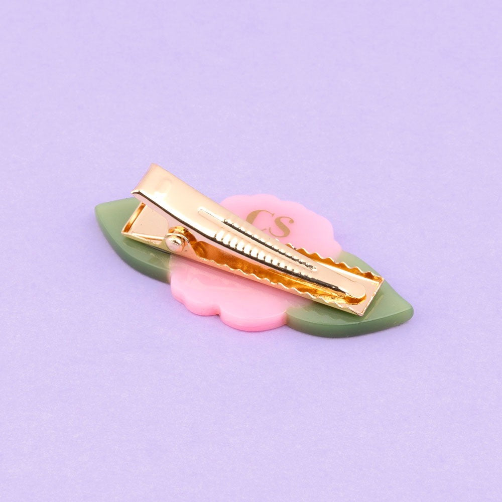 Hair Clip (Peony)