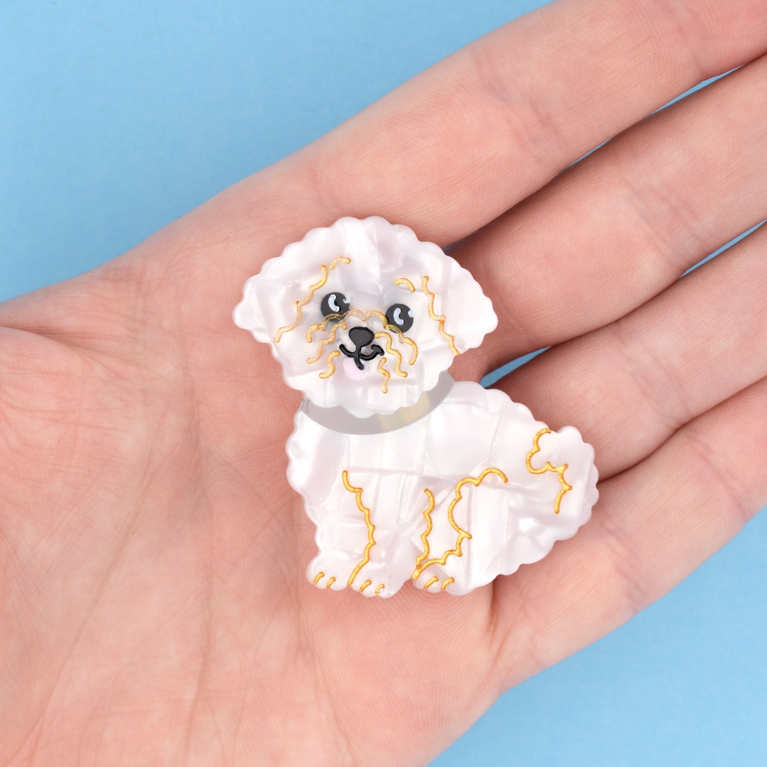 Hair Clip (Bichon)